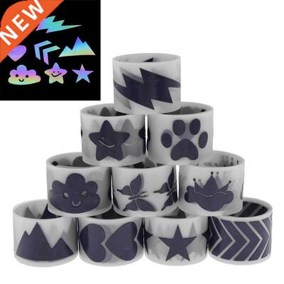 Lychee Life Heart Star Reflective Sticker Heat-transfer Hot