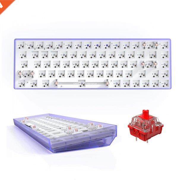 TESTER68 Customized Mechanical keyboard Kit 3/5 Pins Switch