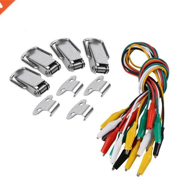 14 Pcs Accessories: 10Pcs Crocodile Clips Test Leads Length