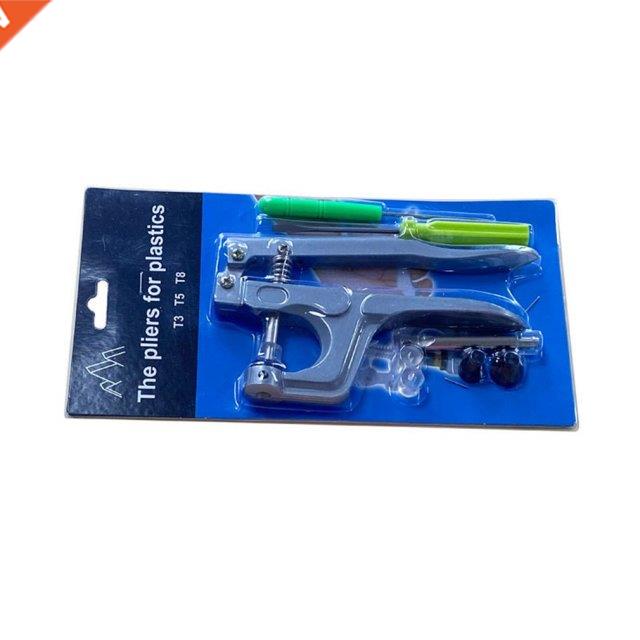 360 Sets T5 Plastic Snap Button with Snaps Pliers Tool Kit O