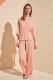 frilly set viscose pajama THMSS20PT0130 woven ndyol