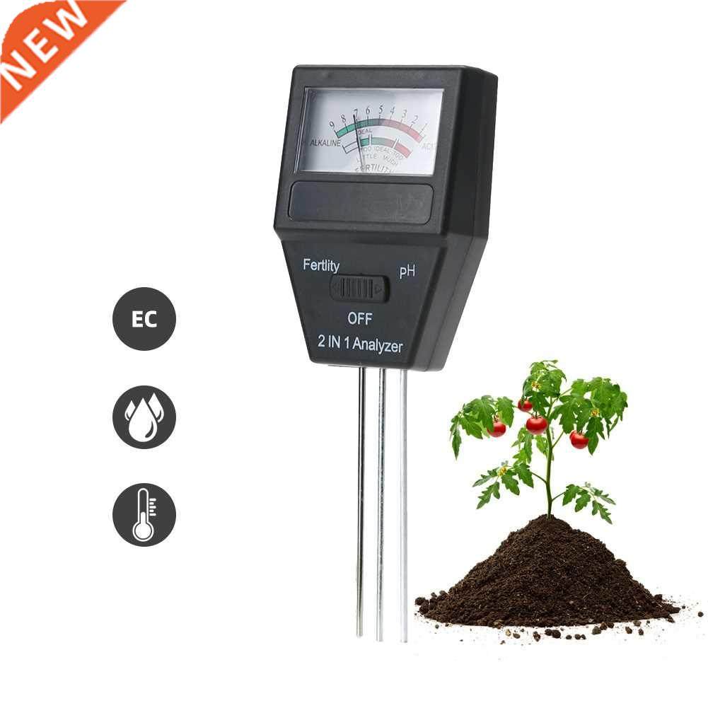 2 in 1 Plant Soil PH Meter PH Monitor Detector Water Moistur