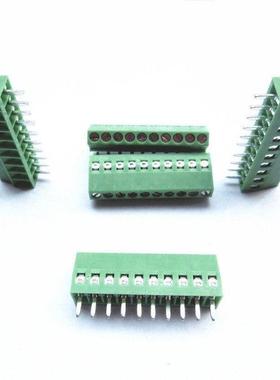 10pcs 10 Poles/10 Pin 2.54mm/0.1 PCB Universal Screw Termin