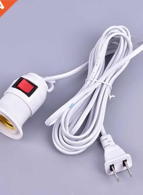 E27 Lamp Bases Holder Power Cord Independent Push Button Swi