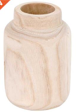 Wooden Eco-Friendly Vase Embryo Flower Pot Vase Household De