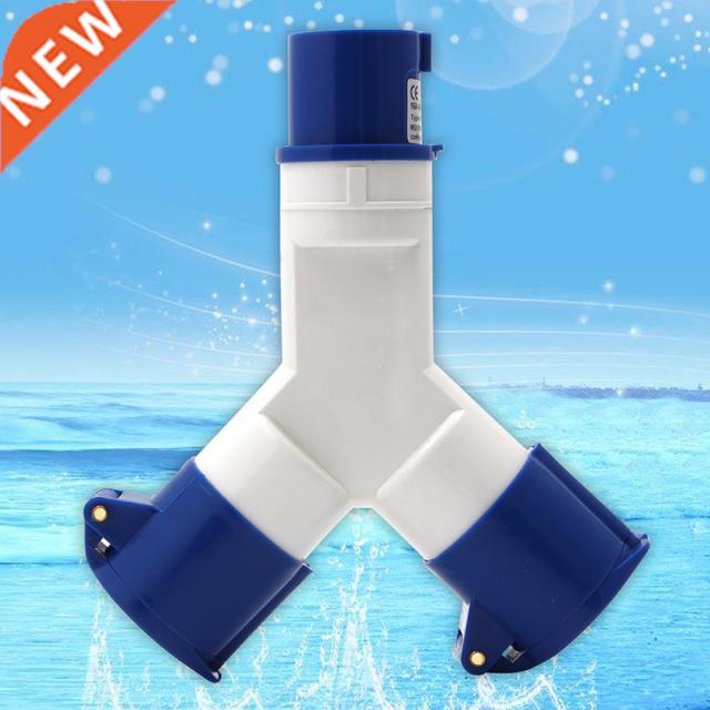 16 AMP 16A 3-Way Connector Splitter Plug Socket 3 Pin Waterp