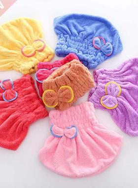 Microfibre Quick Hair Drying Bath Towel Spa Bowknot Wrap Tow
