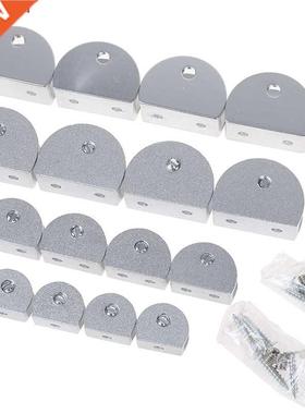 4pcs Glass Clamps Shelves Holder Corner Bracket Clamp Alumin