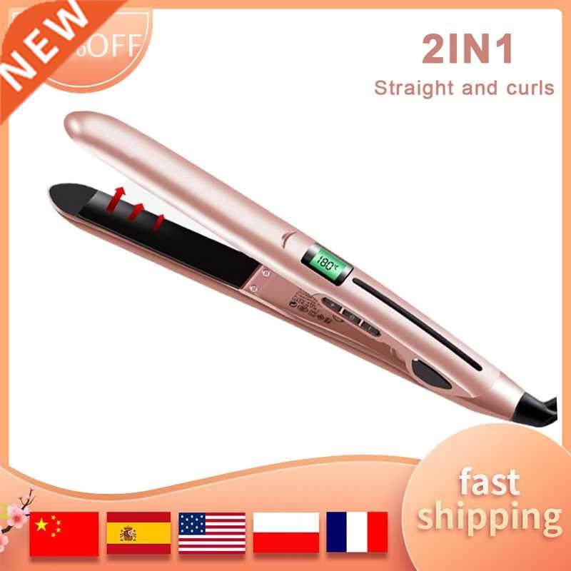Hair Straightener And Curler 2 In 1 Straightens Up To 450 Fa