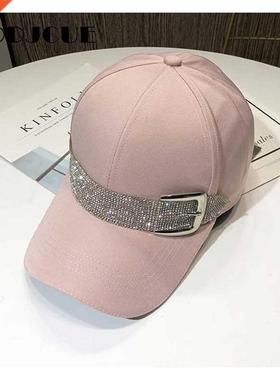 New Fashion Rhinestone Belt Baseball Caps For Women Snapback