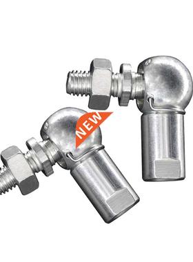 2PCS DIN71802 M16x1.75 Thread Angle Ball Joint Rod End beari