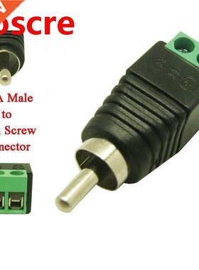 10pcs CCTV/DVR/AV Devices Accessories Phono RCA Male Plug to