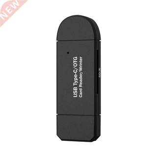 3 in 1 USB 2.0 OTG Micro TF SD Card Reader High-speed Flash