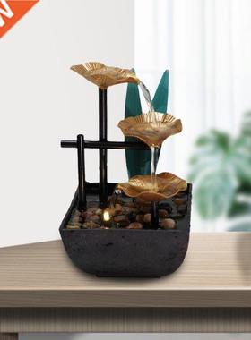 Indoor Waterfall Fountain Home Tabletop Zen Relaxation Water
