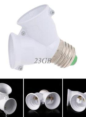 E27 To Double E27 Base Socket Extender Adapter Converter LED