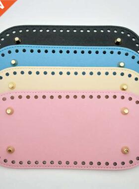 High Qualtiy Round Leather Bottom With Holes Rivet For Knitt