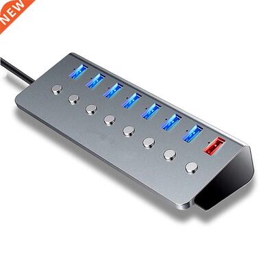 7-port USB 3.0 High Speed Hub Data Transmission And Charging