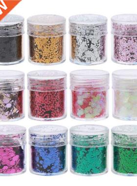 12 Colors Mixed Holographic Makeup Chunky Glitter Face Body
