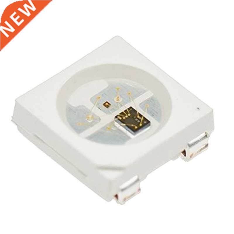 100PCS WS2812B RGB LED Chip 5050SMD White PCB WS2812 Individ