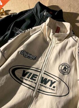 Spring autumn new loose baseball uniform jacket Korean rend