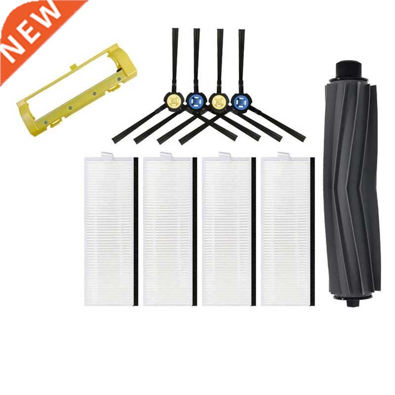 10PCS Roller Side Brush HEPA Filter for Silvercrest SSR1 Ili