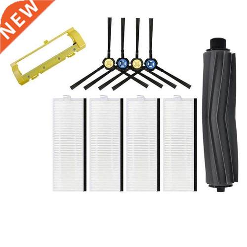10PCS Roller Side Brush HEPA Filter for Silvercrest SSR1 Ili