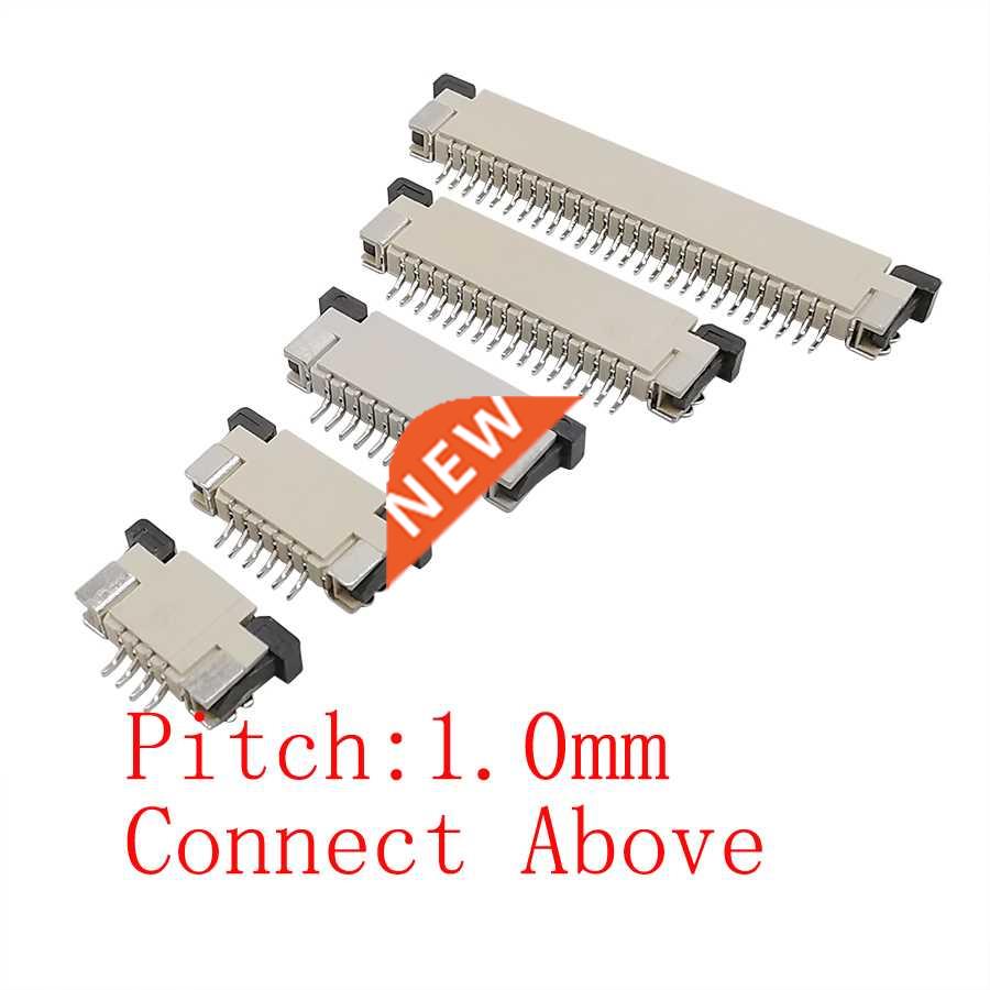 10Pcs/lot 1mm Pitch FPC FFC Flat Cable Socket Upper Contact