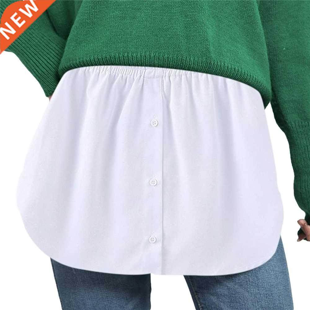 Adjustable Versatile Fake Hem A-shaped Flared Style Layering