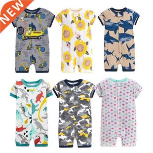 Summer 2022 Baby Boys Girls Clothes Newborn Baby Romper One