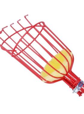 Outdoor Deep Basket Garden Tools Frut Pcker Head Metal Fru