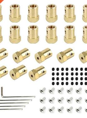 20 Pieces 7Mm Motor Flexible Coupling Coupler Connector With