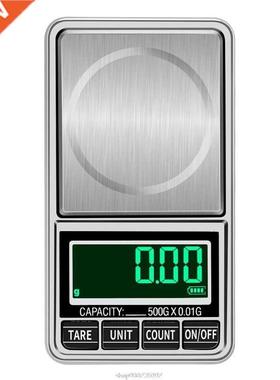 US Charging Pocket Scale 500g/0.01g Electronic Protale Dig