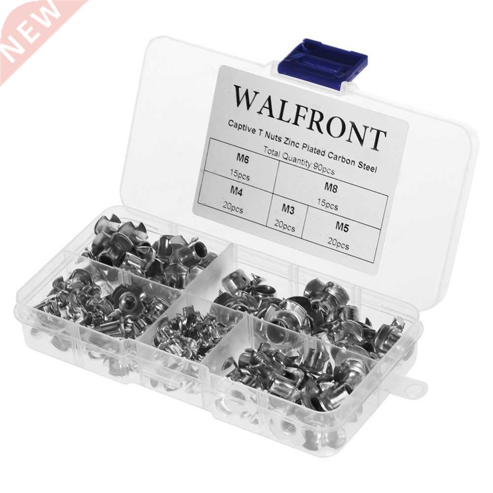 90pcs M M4 M5 M6 M8 Four Pronged T Nuts Blind Inserts Nut
