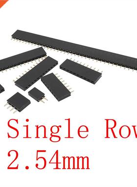 10Pcs Pitch 2.54mm Single Row Female Socket Pinheader PCB Bo