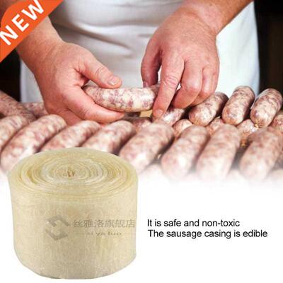 50mm Edible Sausage Packaging Tools Sausage Tube Casing for
