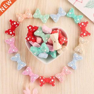 Silicone Beads BowKnot 10pcs Tie Baby Bow Kovict New