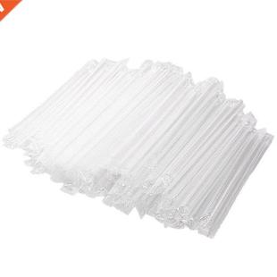 Straw Clear Plastic 300Pcs Straws Jumbo Drinking Smoothie