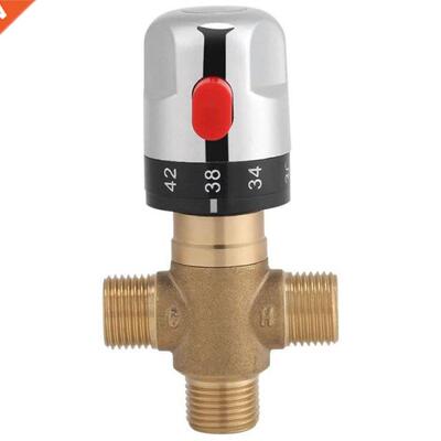 Thermostatic Mixing Valve Solid Brass G1/2 For Shower System