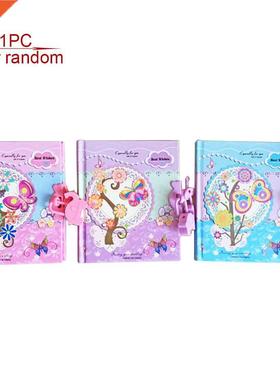 Journal Password Notebook Ctoon Butterfly Pattern Diy Bo