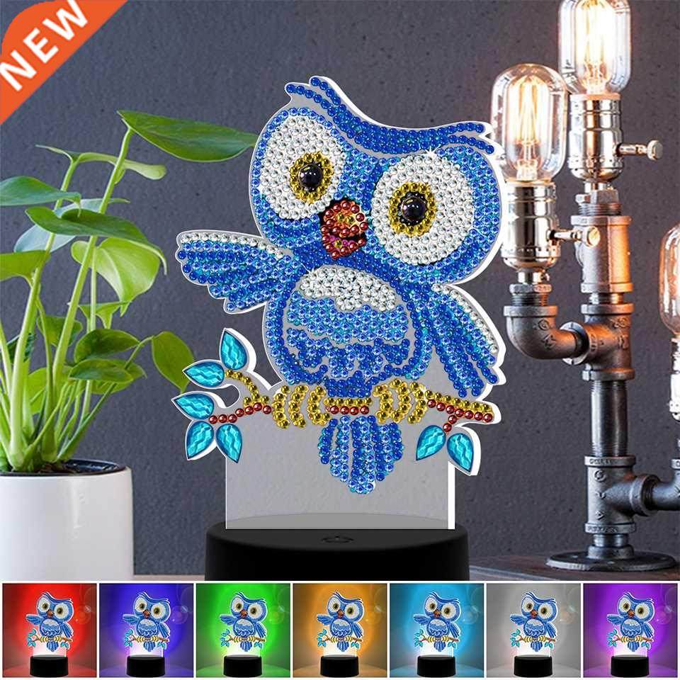 AZQSD New Design 7 Colors Available Table Lamp LED 5D Diamo