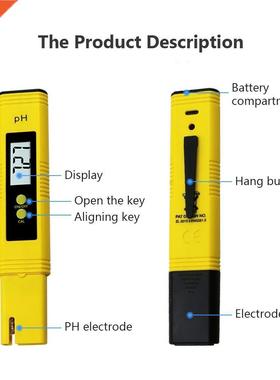 Digital PH Meter Acidity Tester Accuracy 0.01 PH Tester Aqua