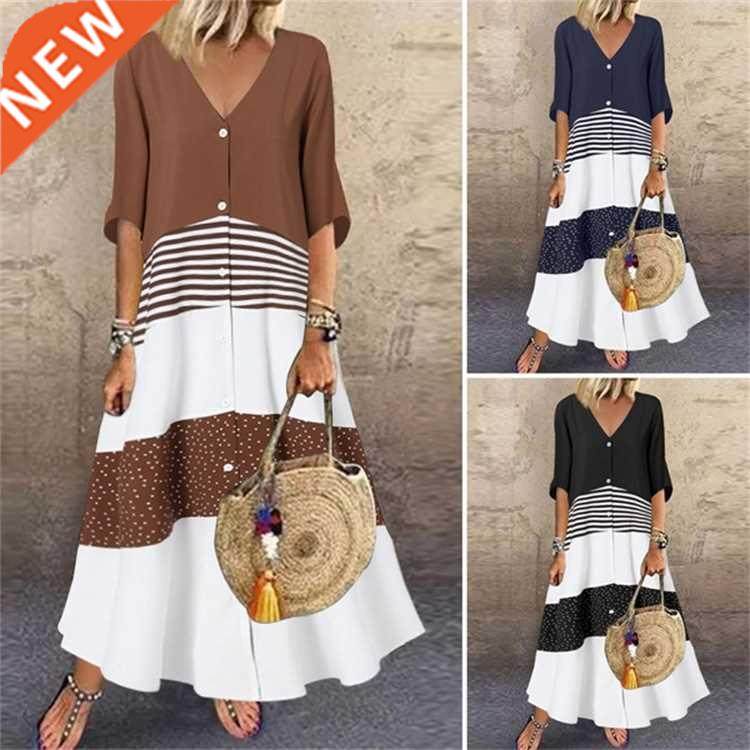 dresses Dress Women French Solid loose Elegant mini floral