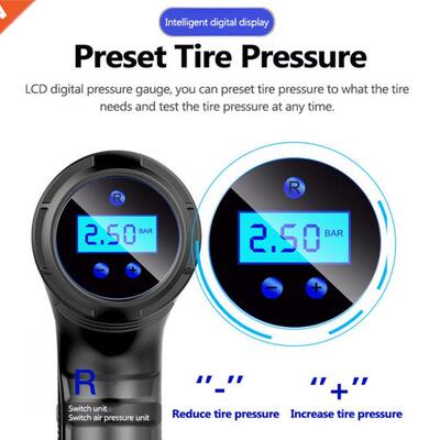 120W Wireless Car Air Inflator Compressor Handheld Rechargea