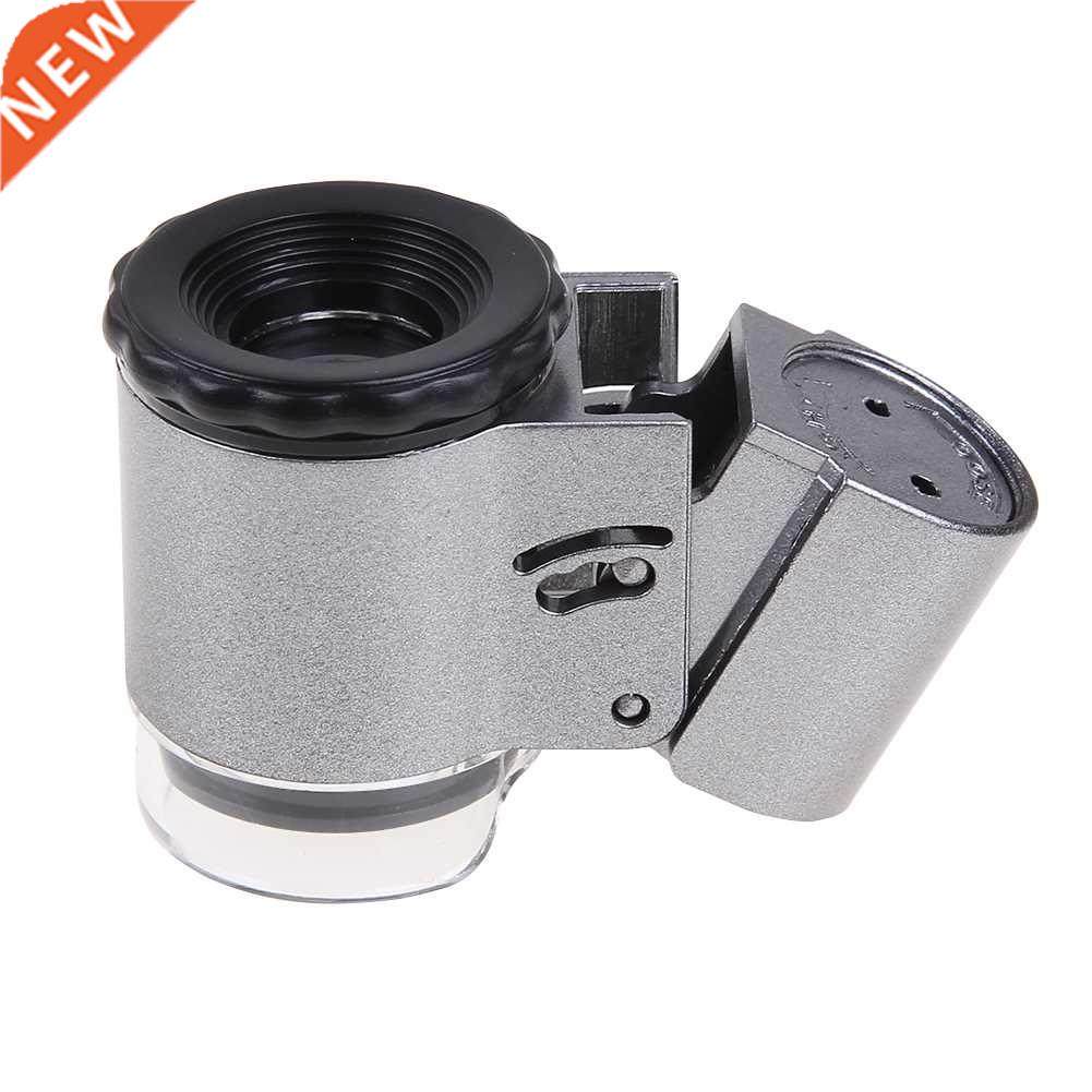 50X Mini LED Jewellery Loupe UV Currency Detector Magnifier