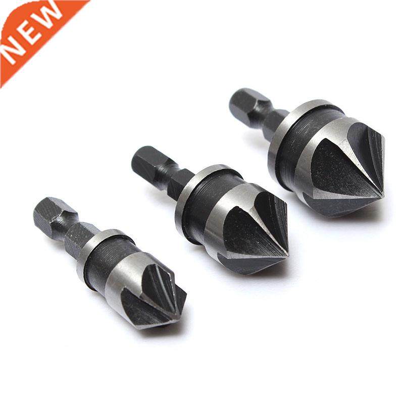 3Pcs 12mm 16mm 19mmCountersink Bore Set 1/4