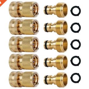 Thread Quick GHT Inch Brass Solid Connectors Hose Garden