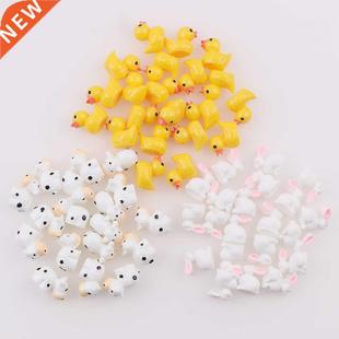 Duck Rabbit DIY 50pc Miniat Back AnimalResin Flat Mini Cows