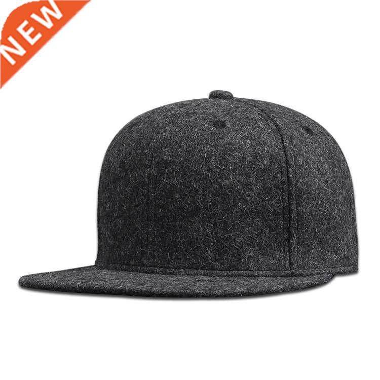 Man Plus Size Fitted Baseball Cap Big Size Hip Hop Wool Hat