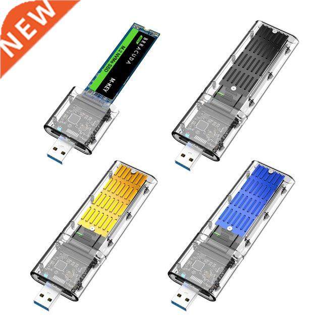HDD Enclosure Transparent PCIE NVMe B/M-Key M.2 SSD Enclosur