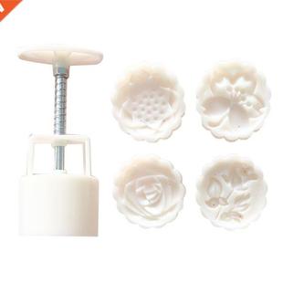 3D Thickened Plastic Material Moon Cake Mould Flowers Lotus